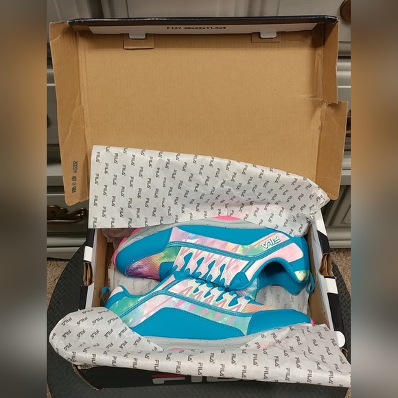 FILA Evergrand TR 21.5 Women's Trail Running Shoes Size 8 Atomic Blue - Picture 14 of 16